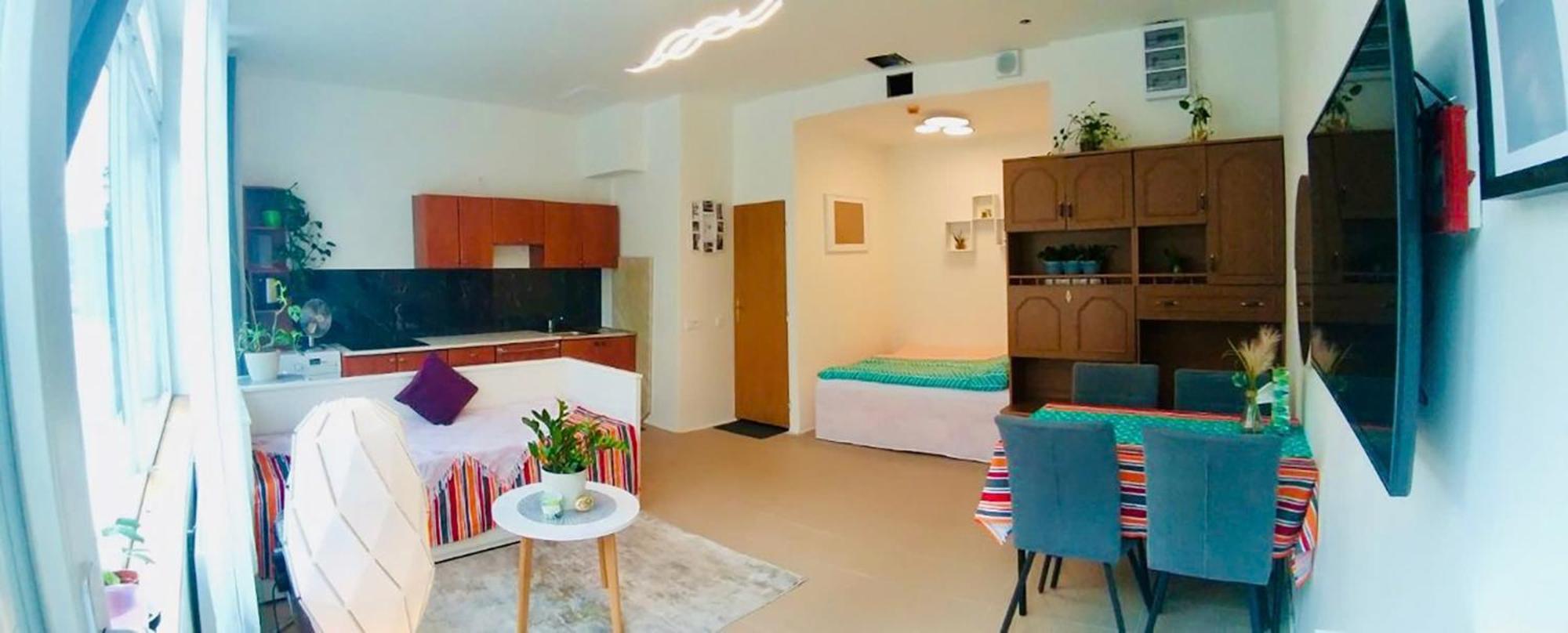 Green Studio Praha 2 L Ground Floor Free Parking Eksteriør bilde